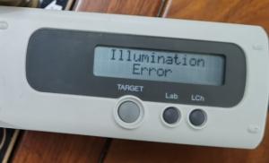 日本CR10色差儀Illumination Error故障維修